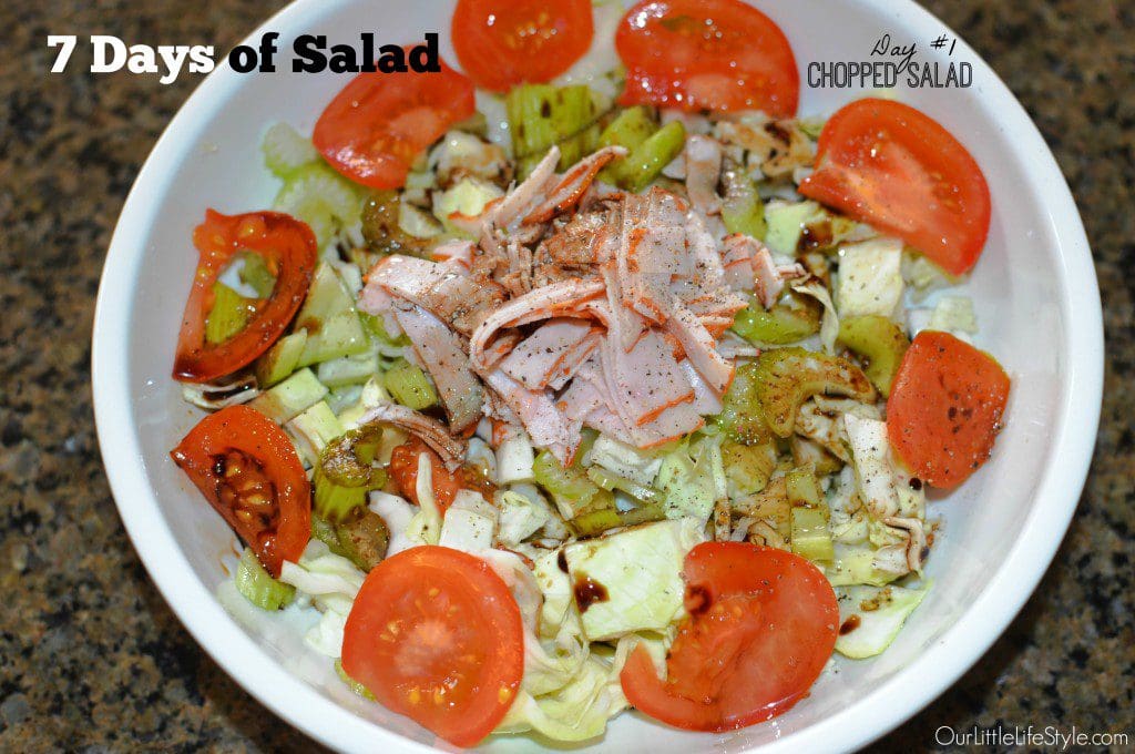 7 Days of Salad via www.OurLittleLifeStyle.com