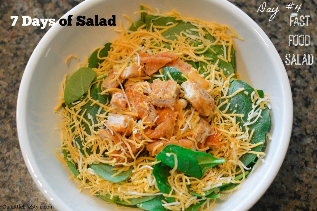 7 days of salad at www.OurLittleLifeStyle.com