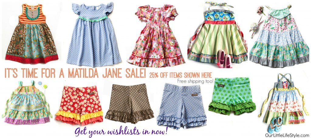 Matilda Jane Sale via #OurLittleLifeStyle