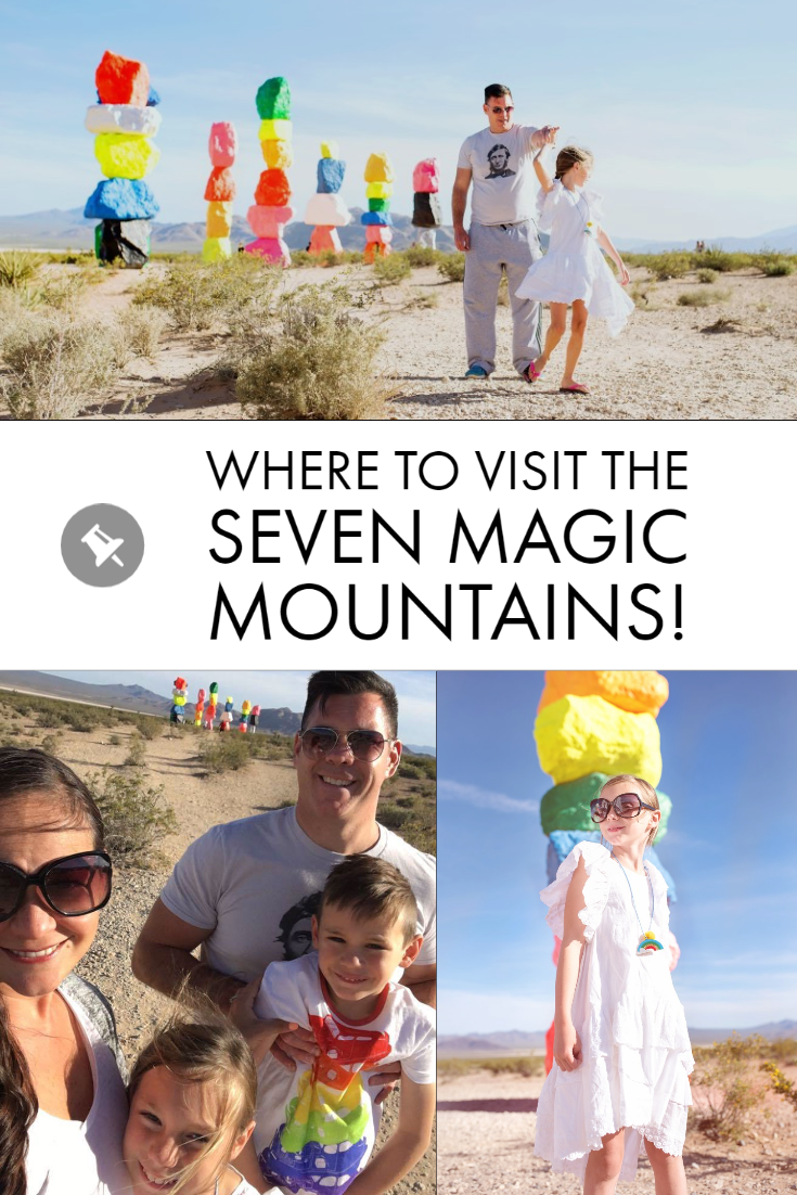 Where To Visit Seven Magic Mountains near Las Vegas 