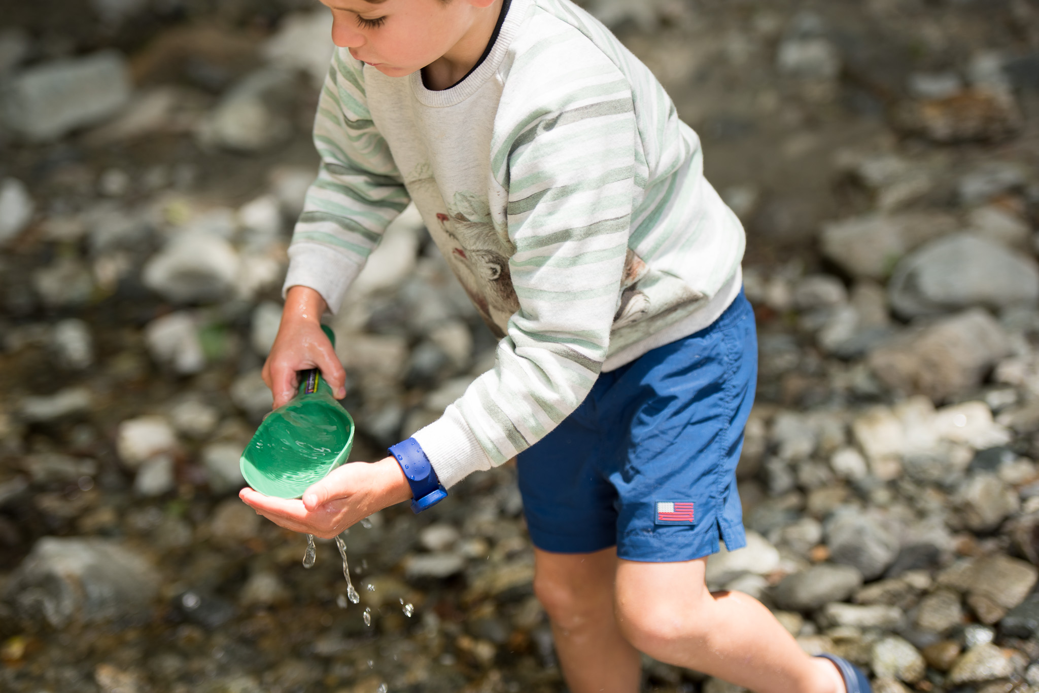 gold panning in California