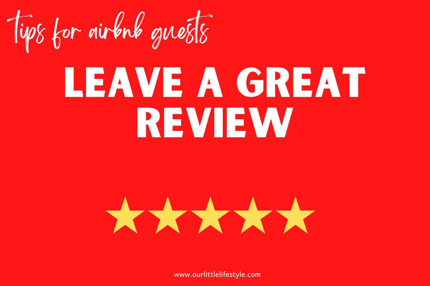 5 star airbnb reviews