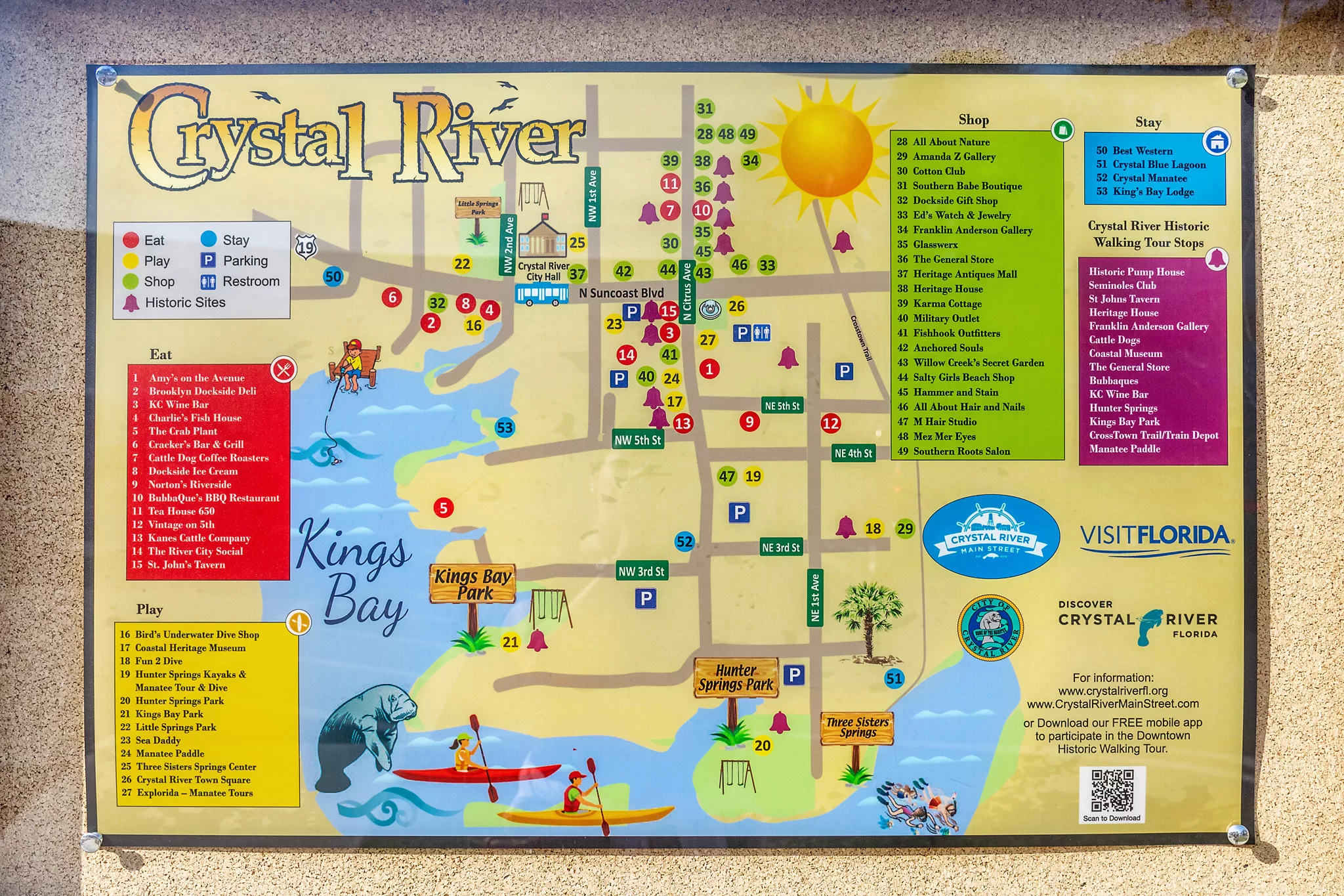 Crystal River Map
