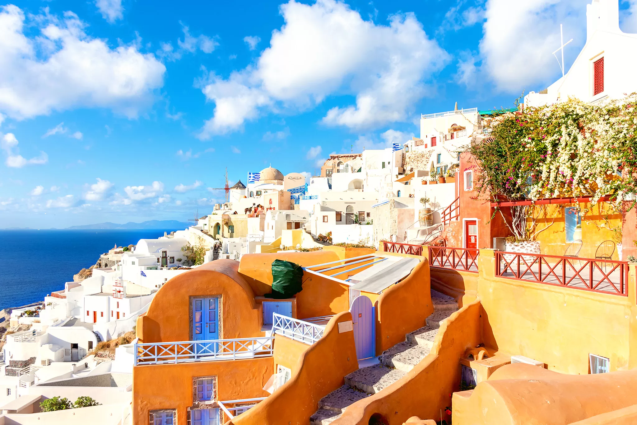 Photo of Oia on Santorini taken by Sarah Blevins. 
