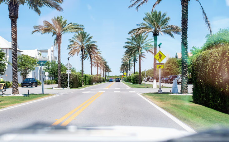 Photo of Alys Beach taken from Highway 30A