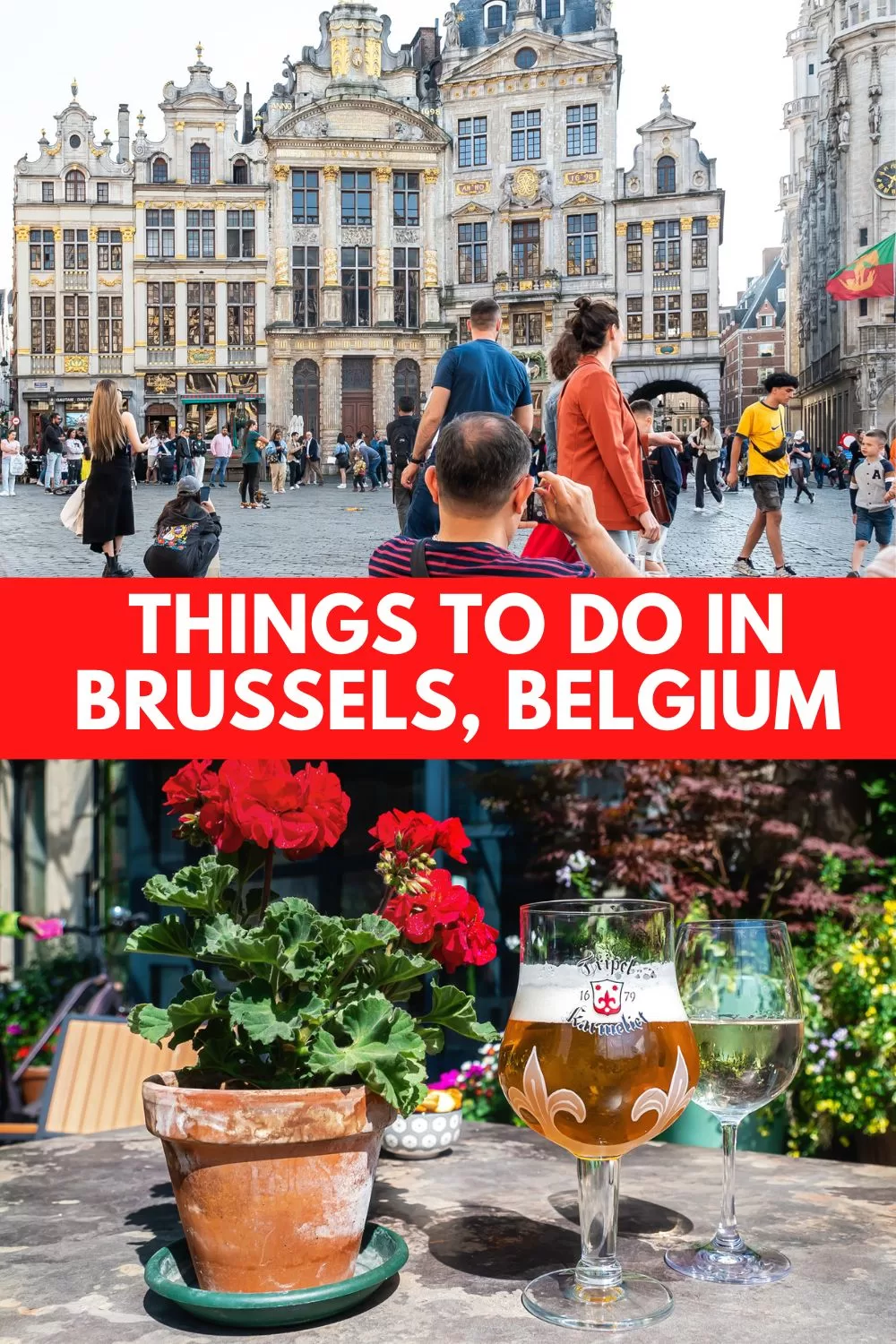 What to do in Brussels Pinterest Pin Image