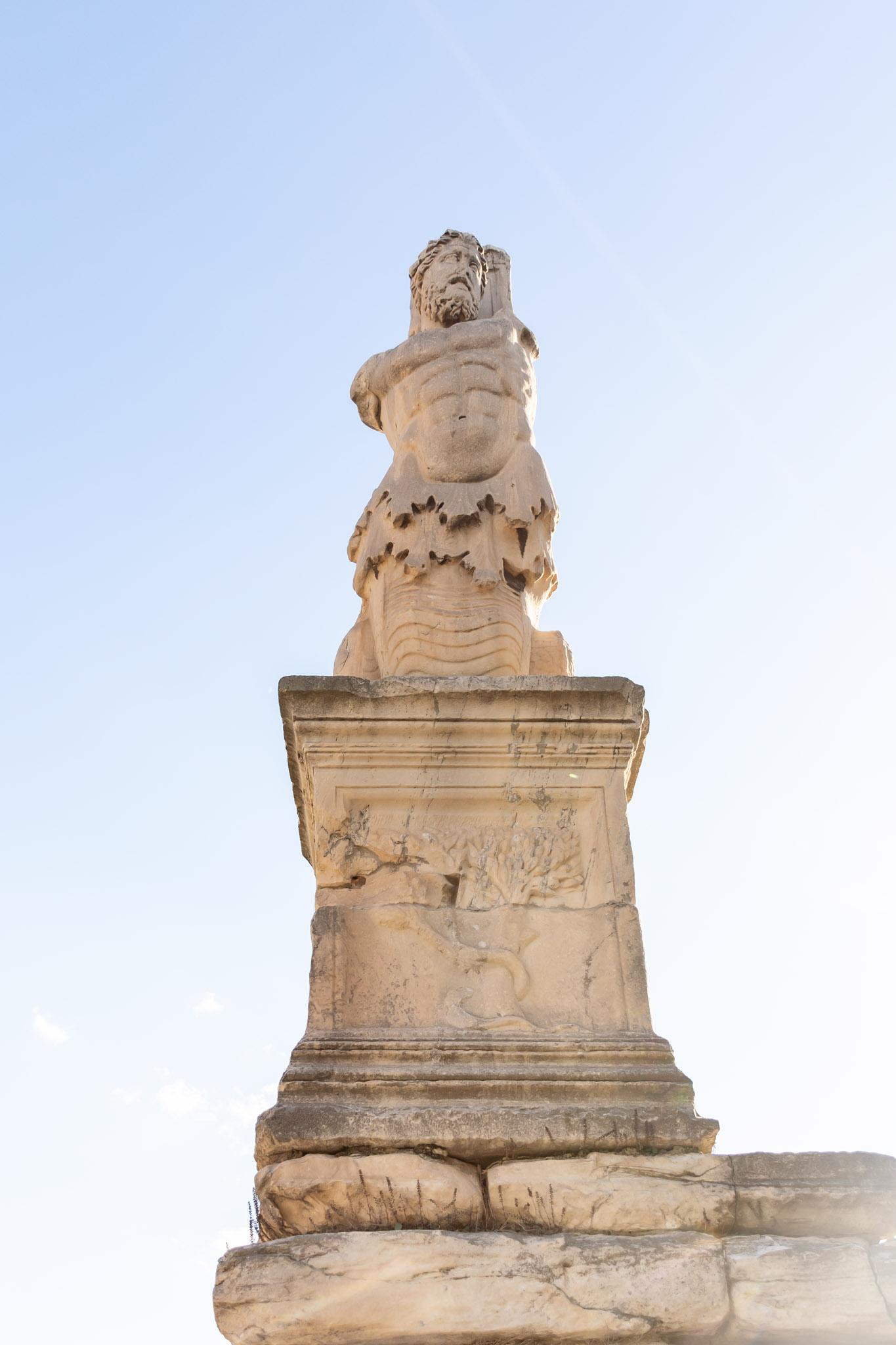 Statue at the Agora of Ancient Athens