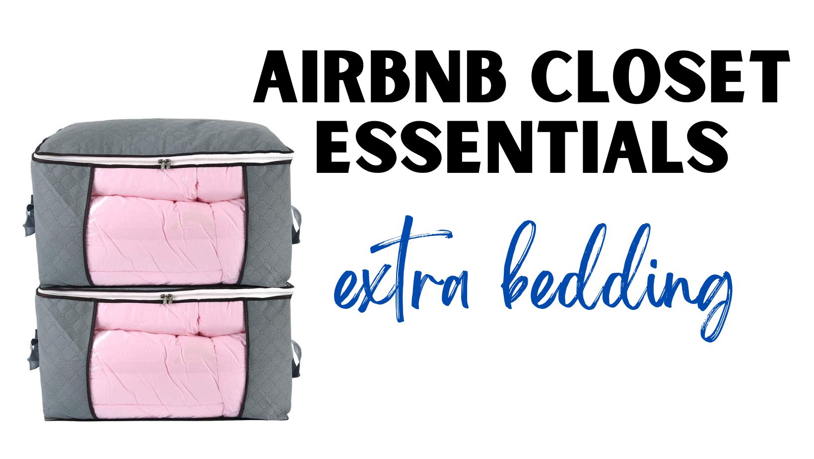 Airbnb Bedding Bags