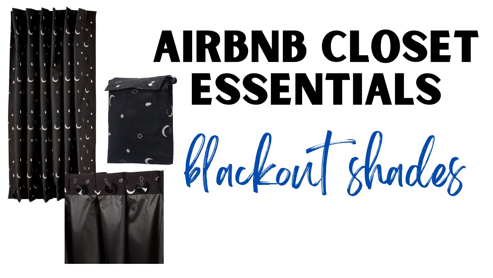 Airbnb Closet Blackout Shades