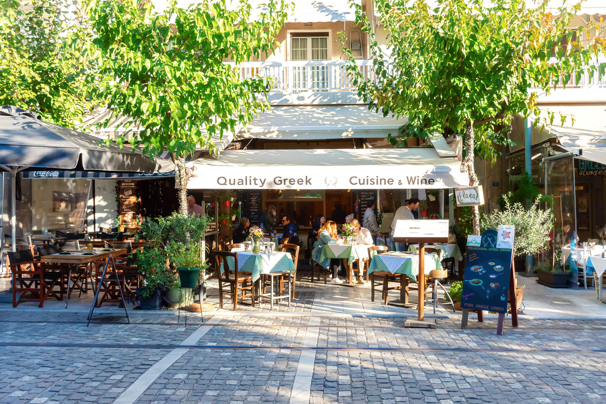 Greek Restaurant near the Acropolis Museum in Athens
