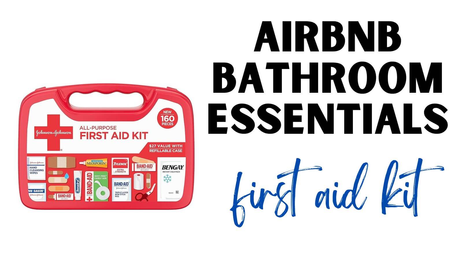 Airbnb Bathroom Essentials First Aid Kit