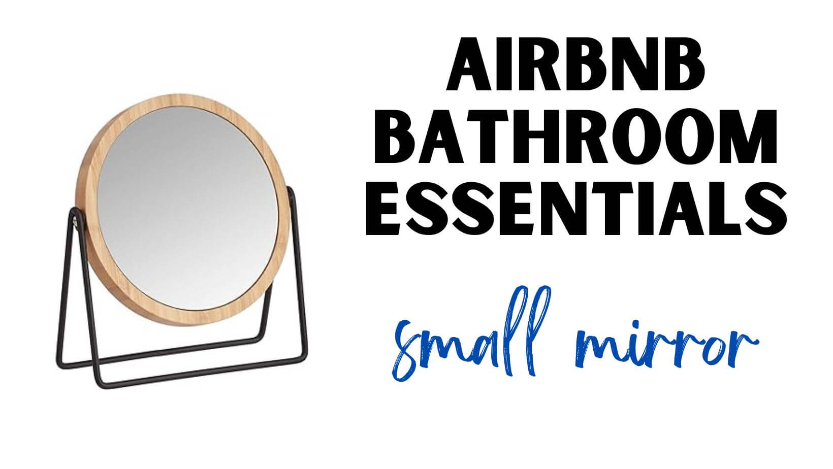 Airbnb Bathroom Essentials Makeup Mirror