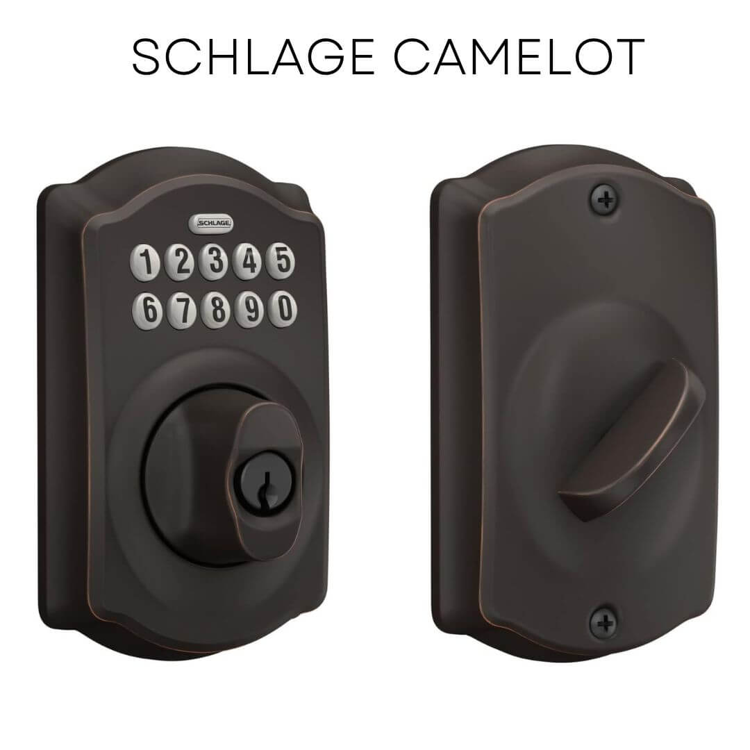 Best Smart Locks For Airbnb Rental Properties feat Schlage Camelot