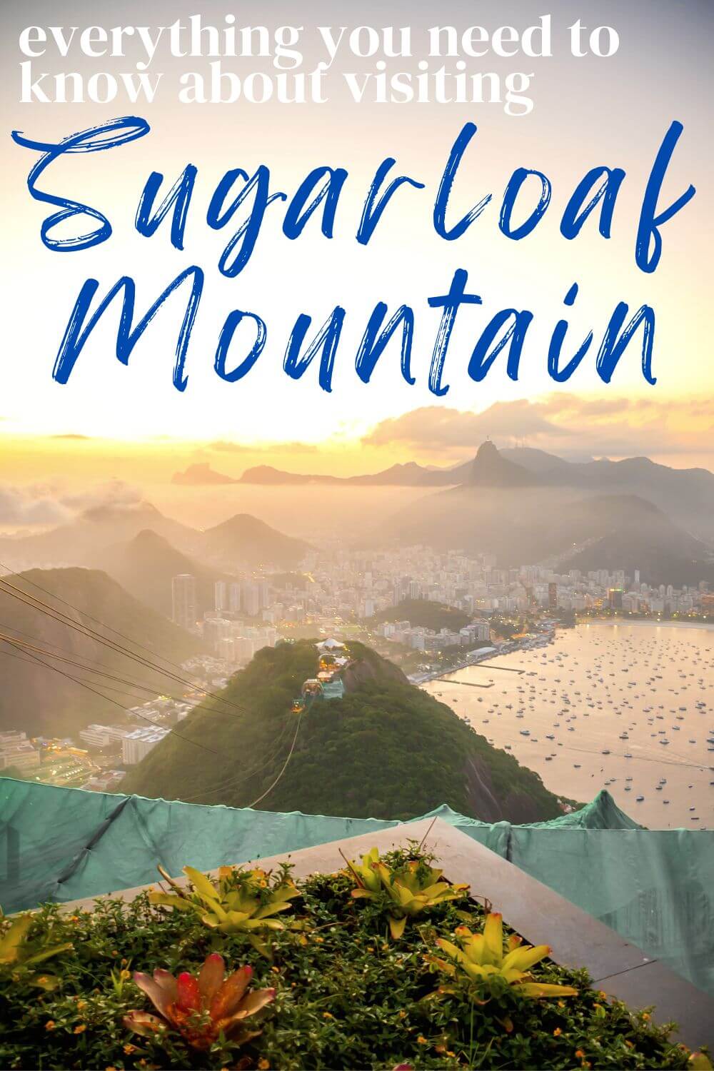 Sugarloaf Mountain in Rio Brazil