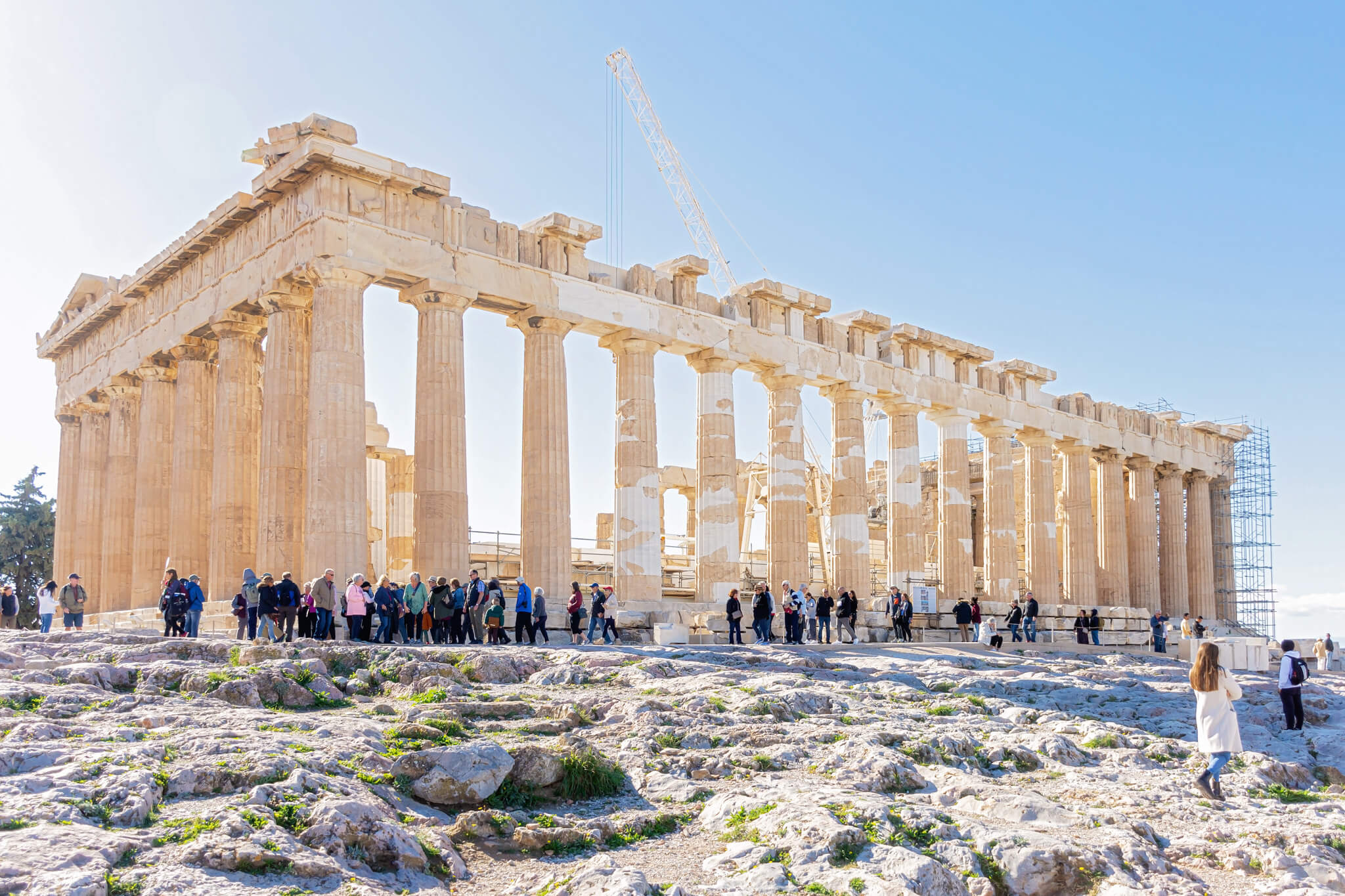 Parthenon Historcal Sites in Athens Greece