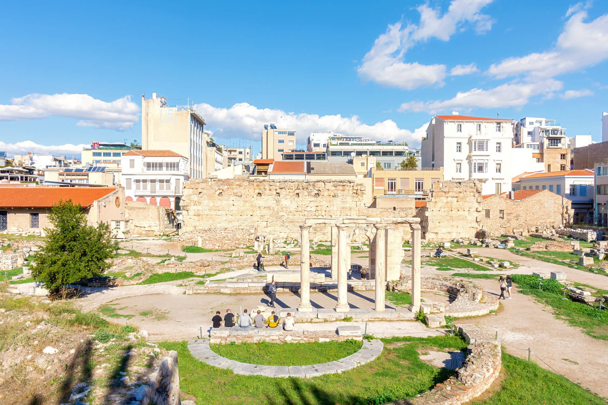 Roman Agora Historcal Sites in Athens Greece