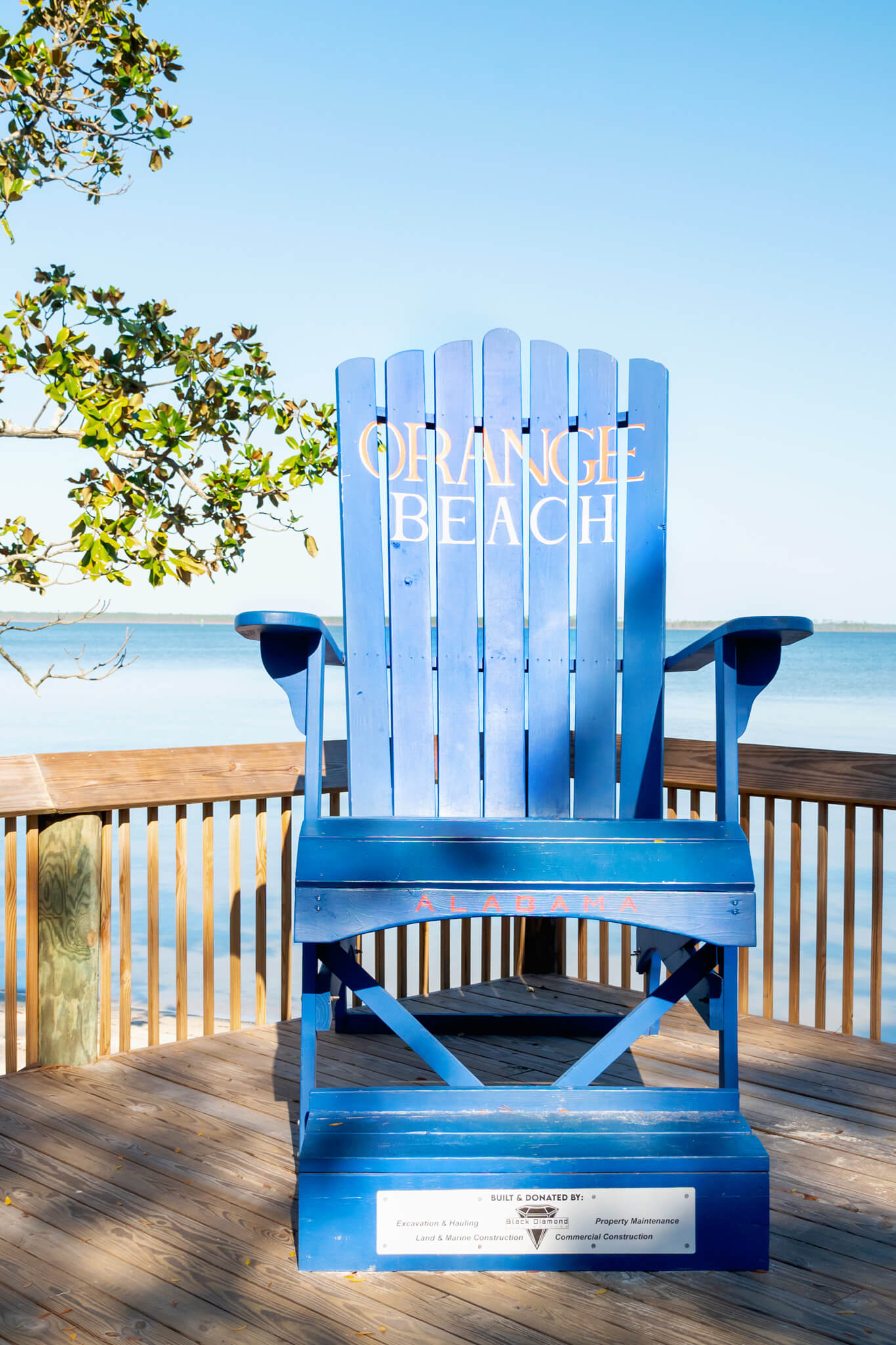 Coastal Arts Center Orange Beach Alabama Big Blue Chair