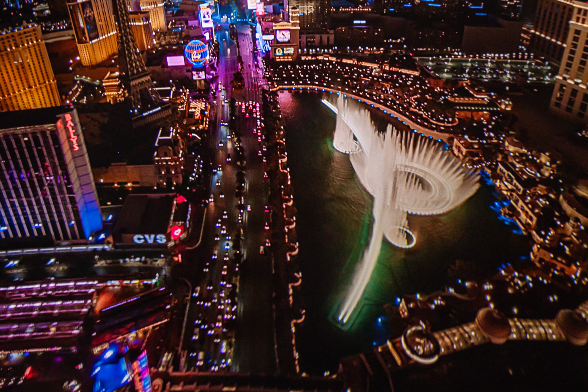 View of Las Vegas at Flyover Las Vegas