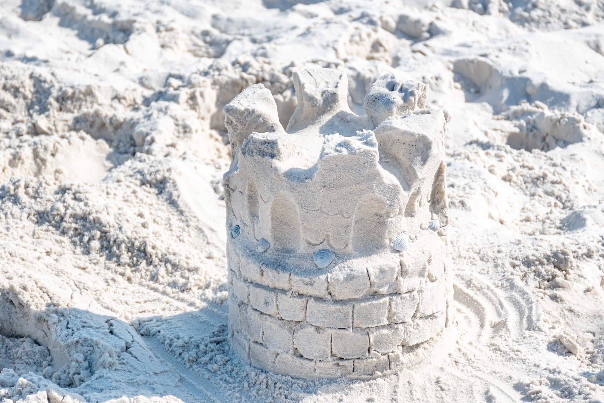Sandcastle Lessons in Gulf Shoes