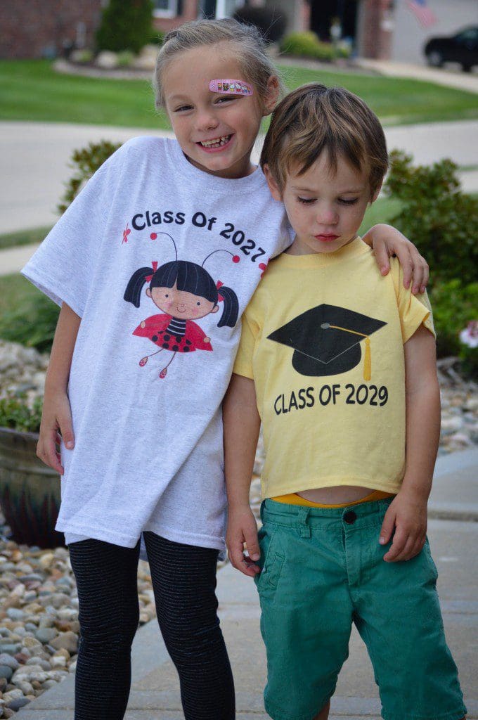 #Classof2027 tee via www.OurLittleLifeStyle.com