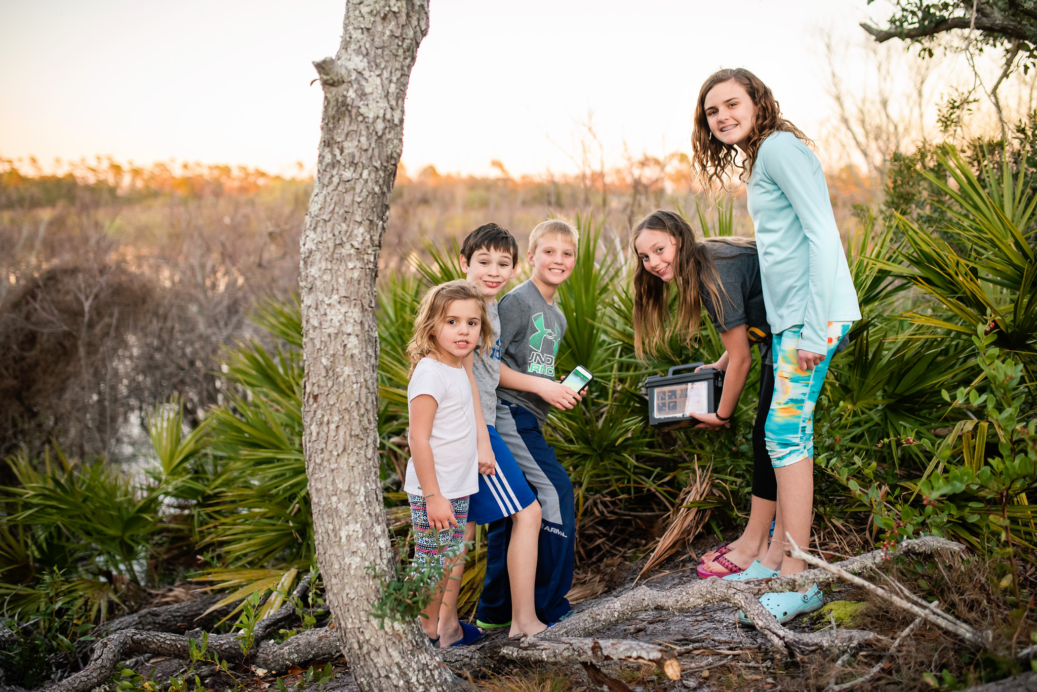 Geo-caching with Kids