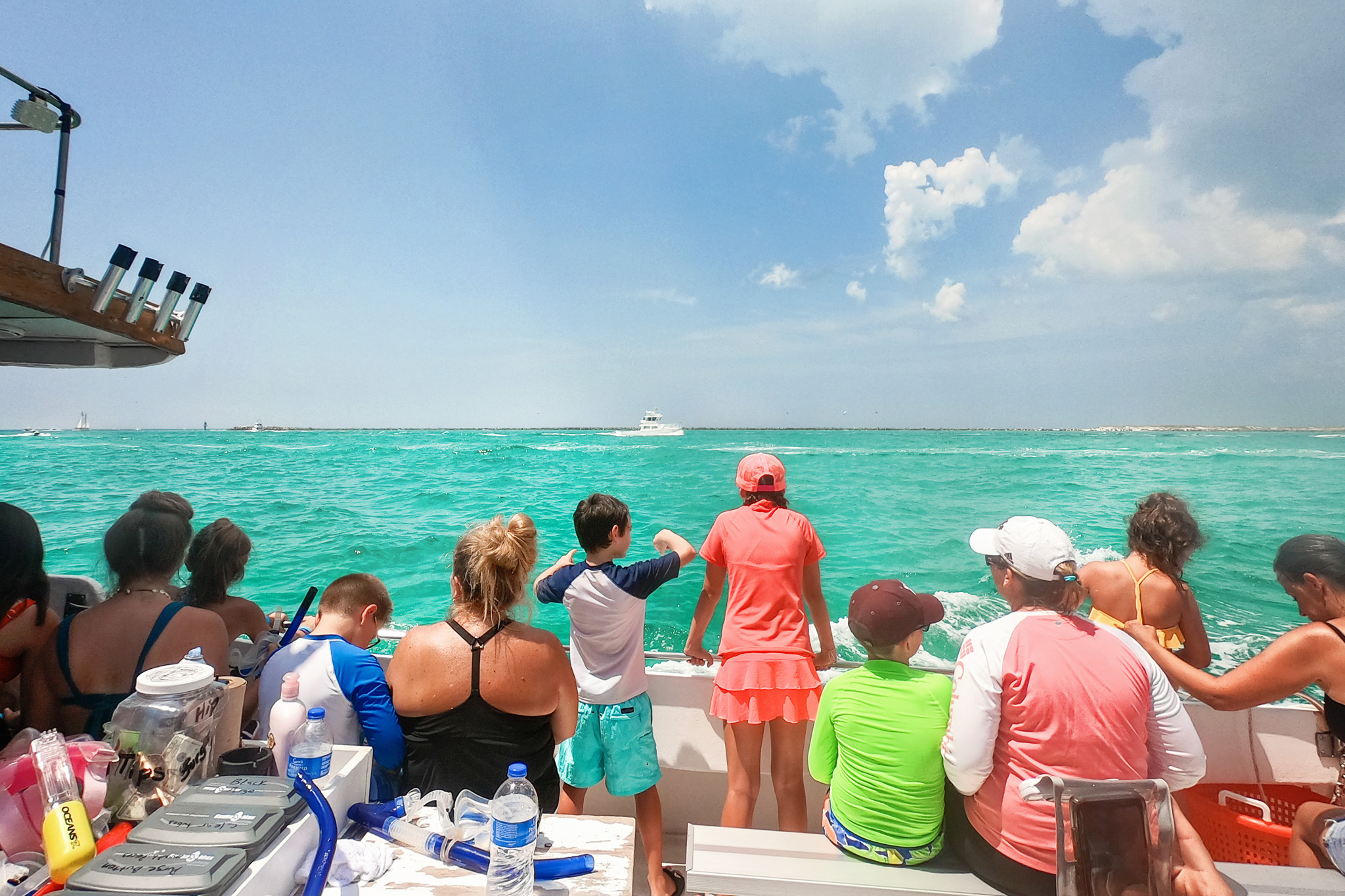 Kids on A Dolphin Cruise in Destin