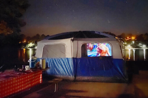 projector for camping