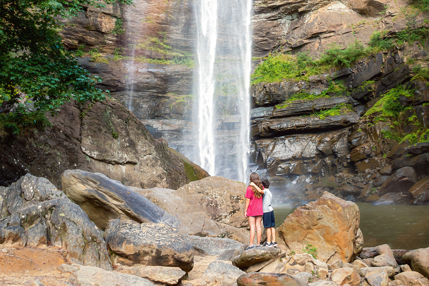 Visiting the Toccoa Falls Waterfall OurLittleLifestyle