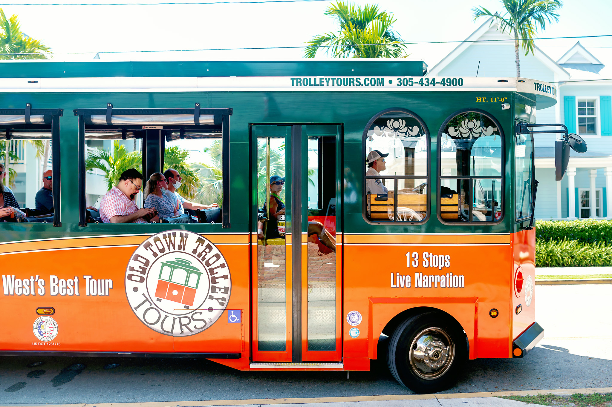 key west old town trolley
