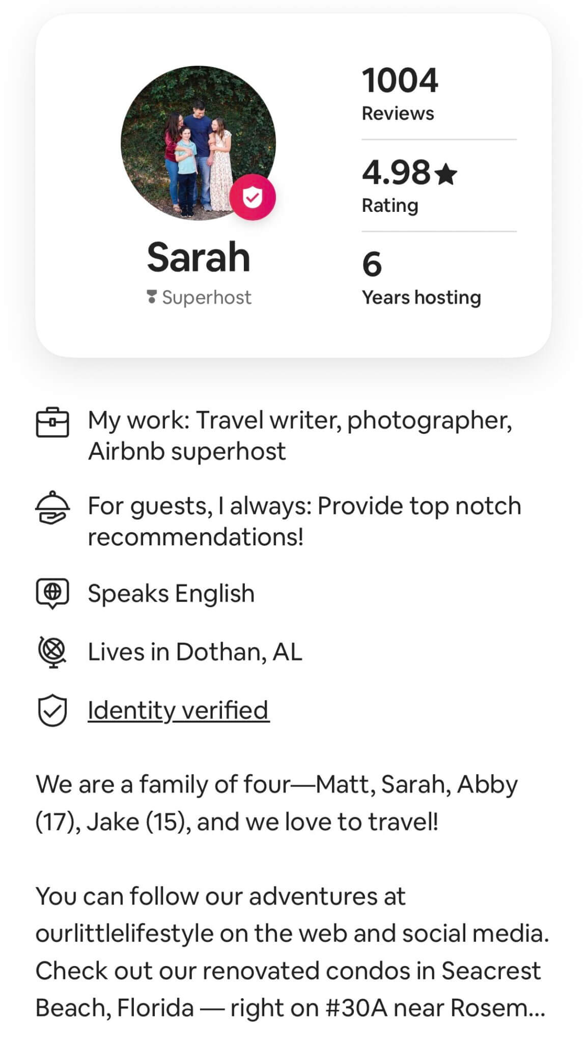 Sarah Blevins Airbnb Host • Our Little Lifestyle Sarah Blevins Airbnb Host