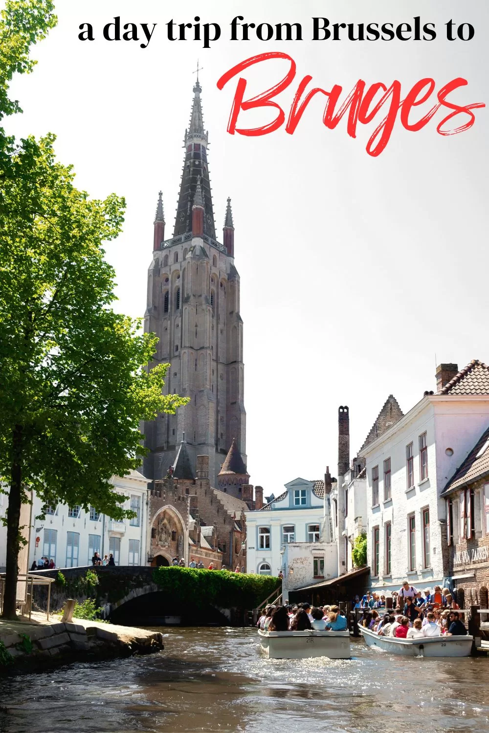 Bruges Day Trip Itinerary Pinterest Pin