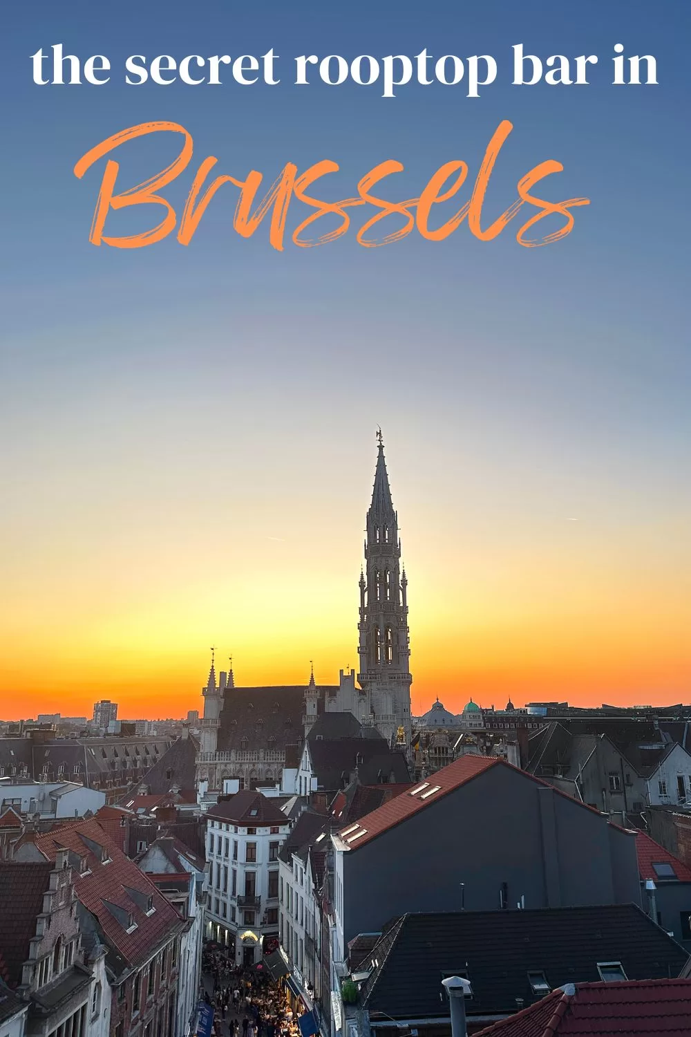 Visiting the Secret Brussels Rooftop Bar PIN