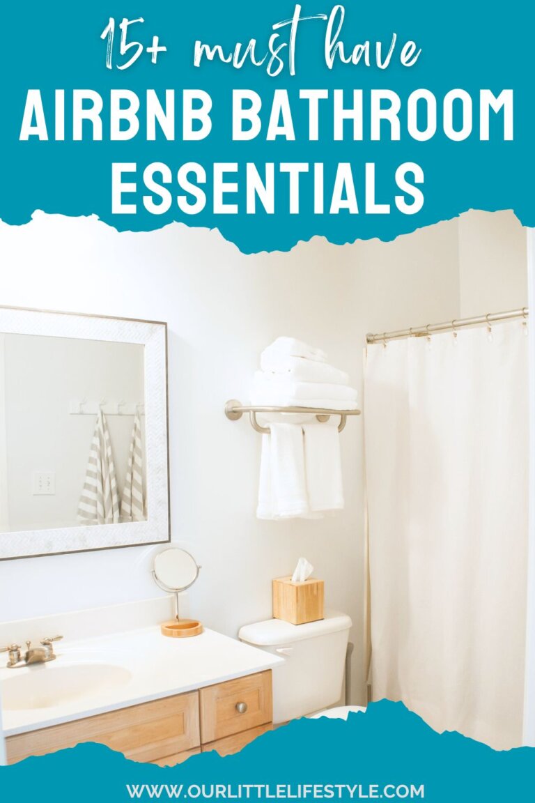 Airbnb Bathroom Essentials What To Buy + What to Skip