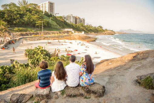 Family photos in Rio