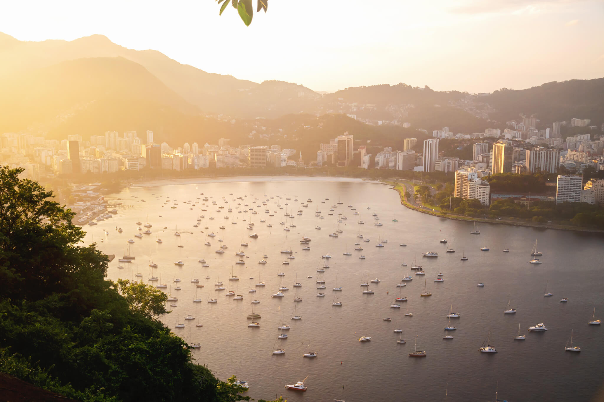 Bay view from Sugarloaf Mountain Rio de Janeiro 