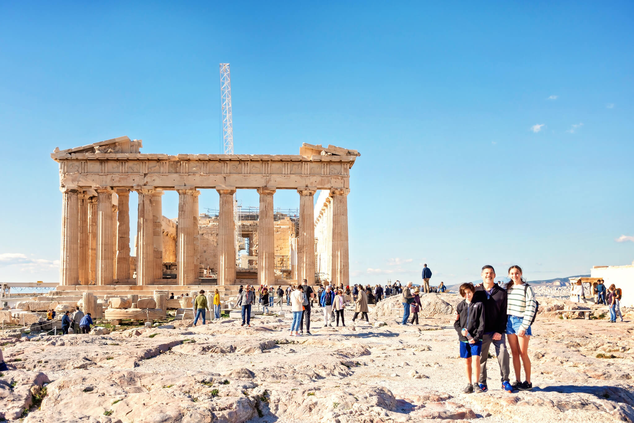 Acropolis Historcal Sites in Athens Greece