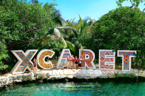 Family at Xcaret