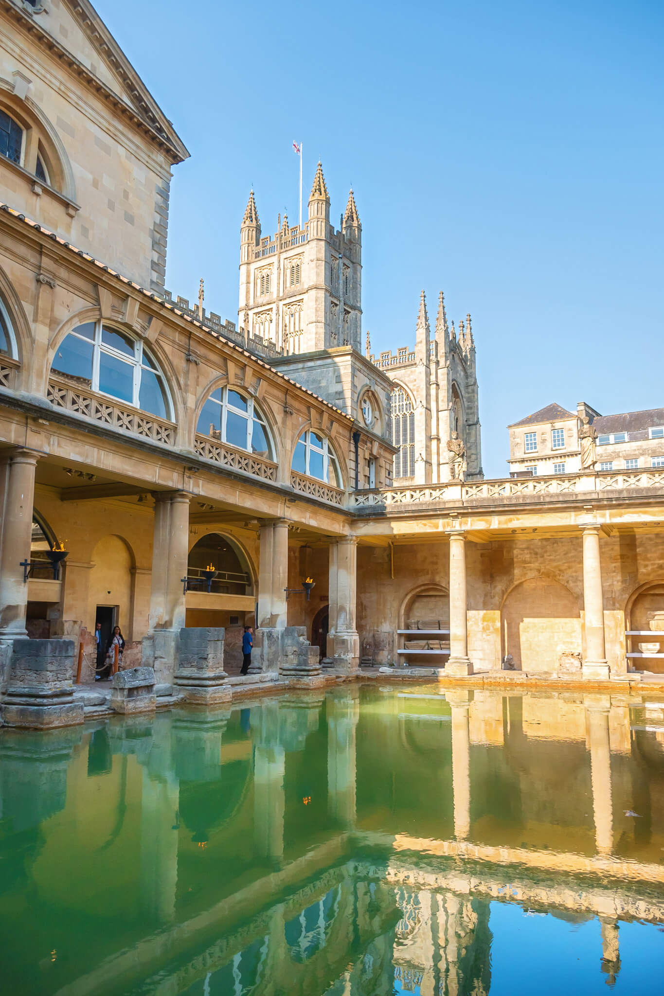 Bath Abby and the Roman Baths in Bath UK