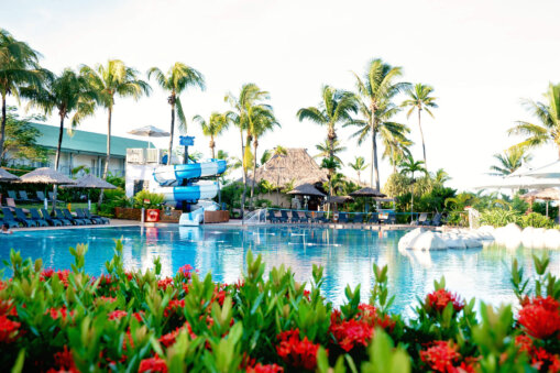 pool at the outrigger fiji beach resort a great pace in Fiji with Teenagers