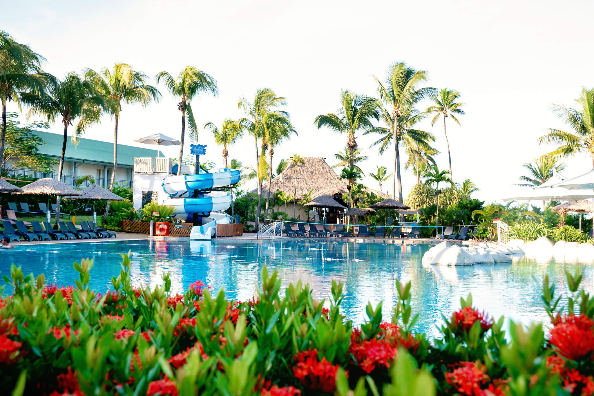 pool at the outrigger fiji beach resort