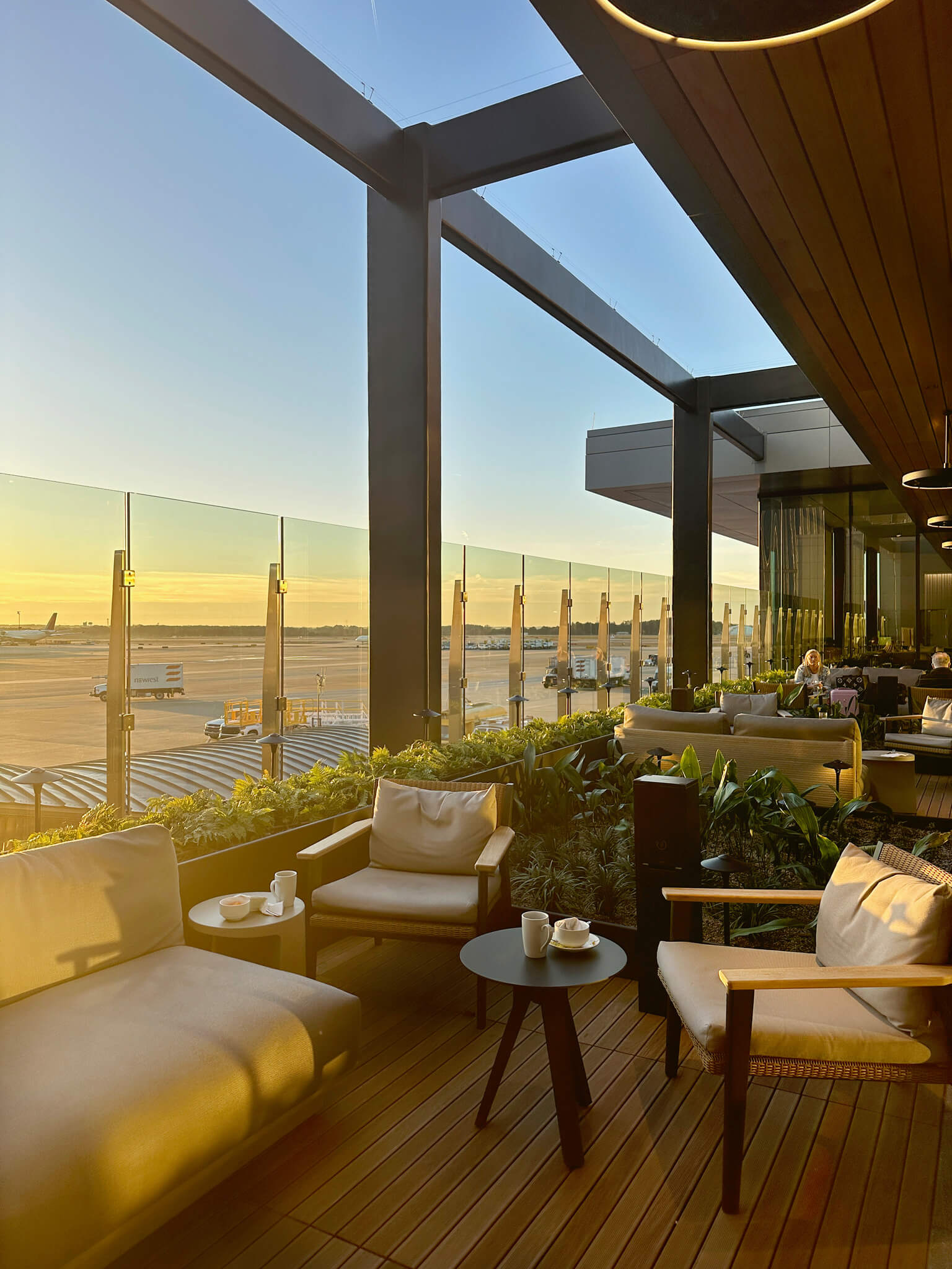 Terrace at the Atlanta Centurion Lounge