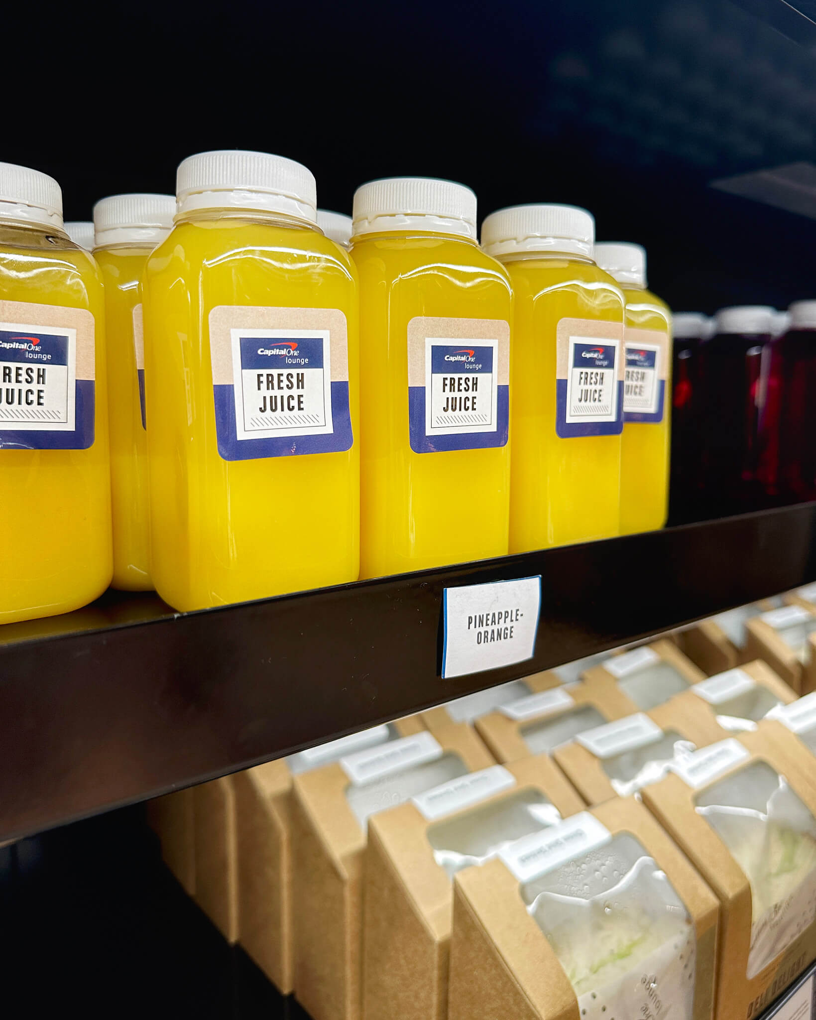 Grab and Go Food at the Capital One Lounge