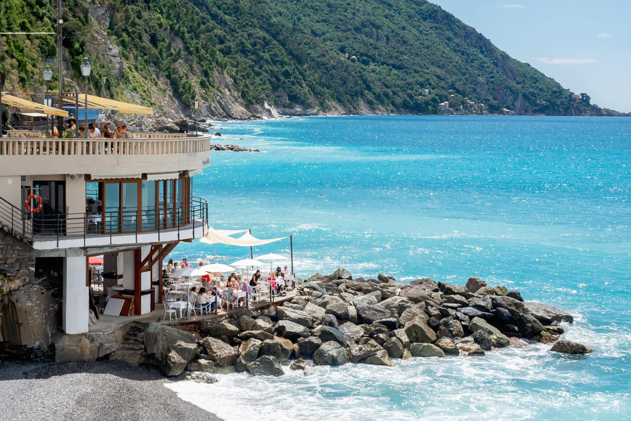 La Rotonda restaurant  in Camogli italy