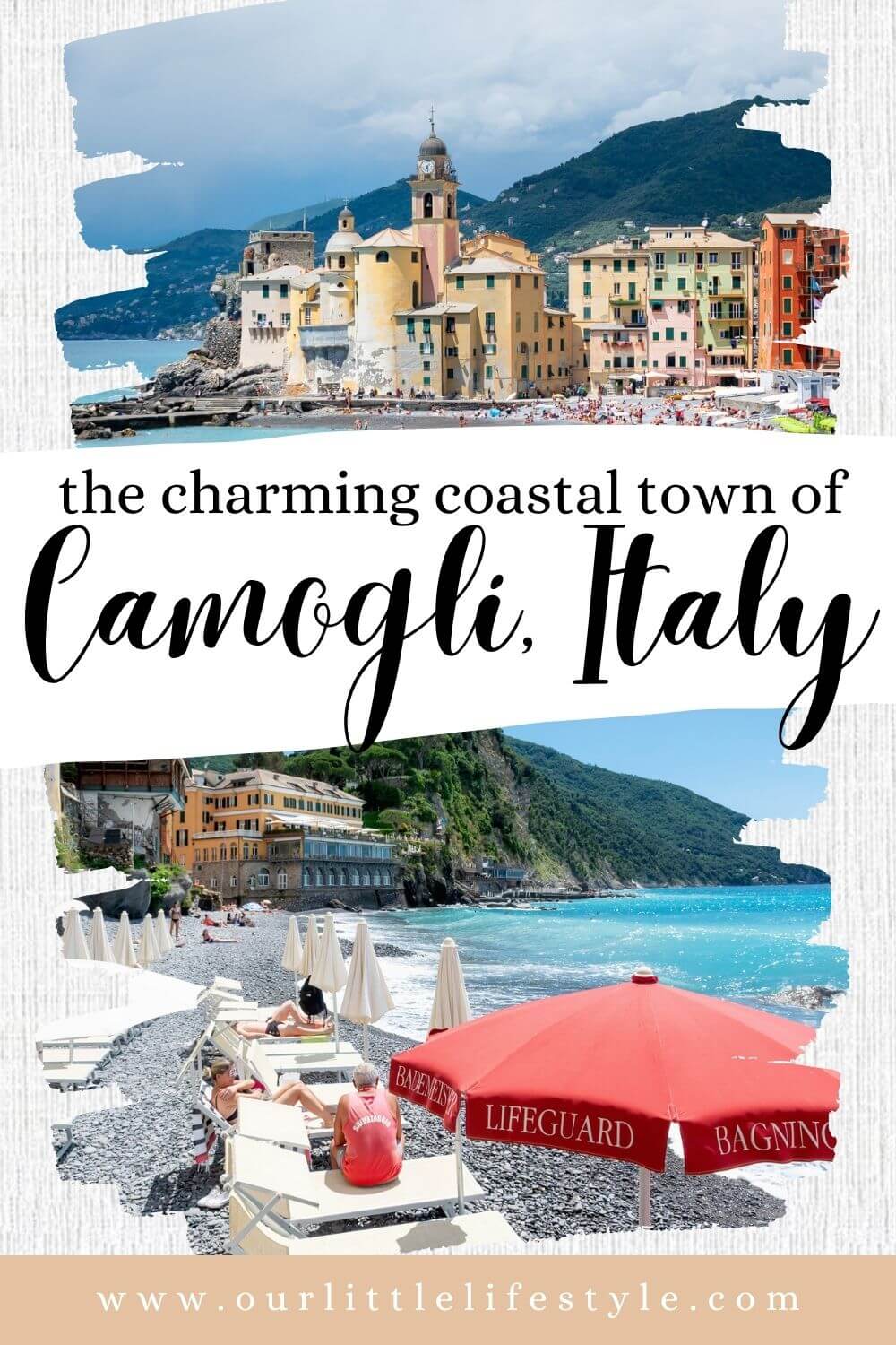 Camogli coastal town italy