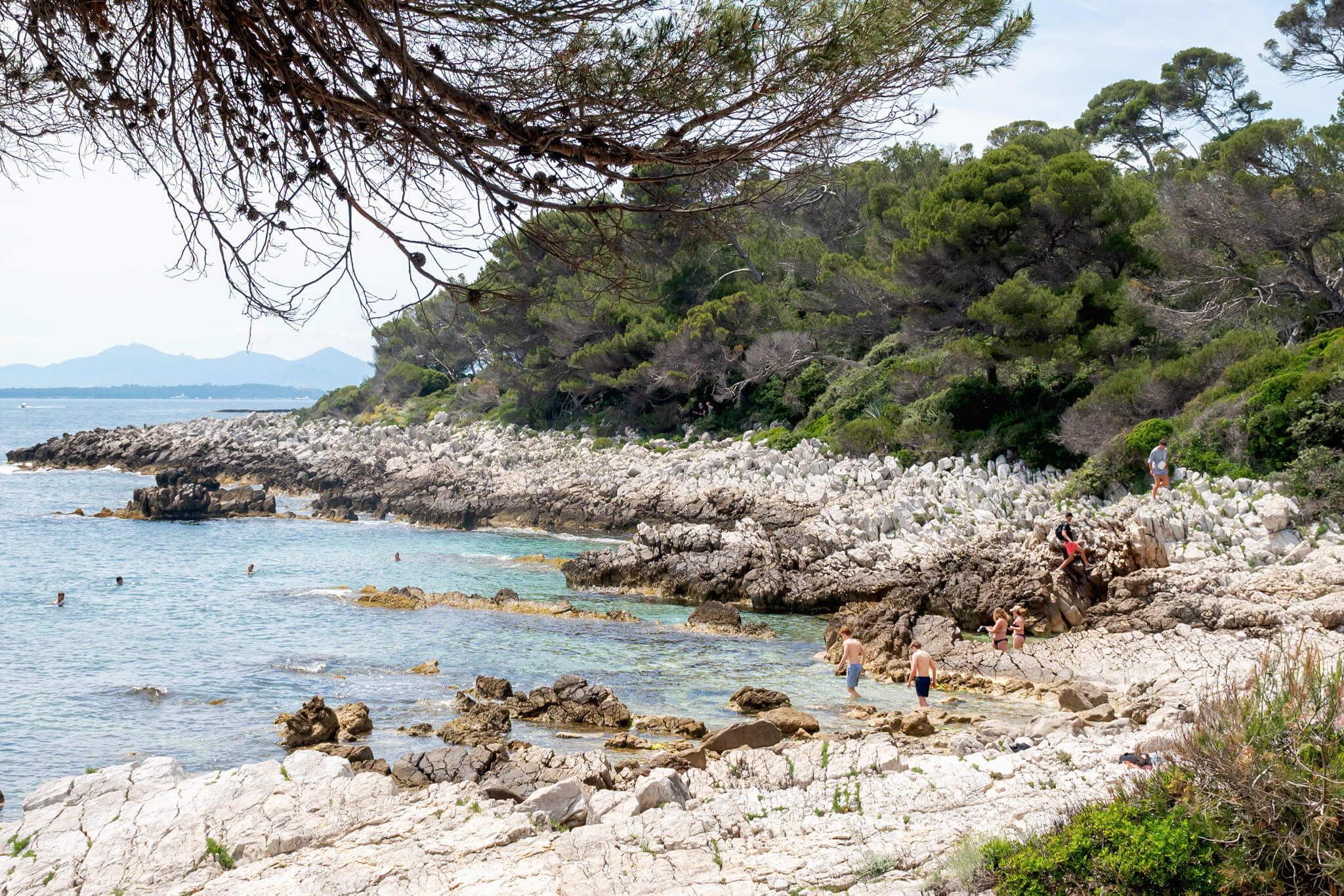 Beaches along the Cap d'Antibes Hike in Antibes France