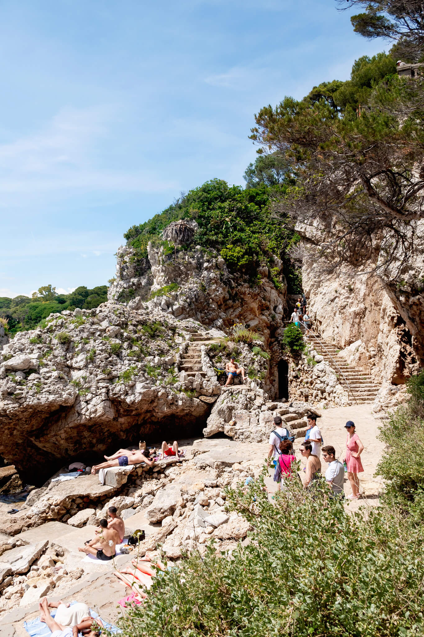 Beaches along the Cap d'Antibes Hike in Antibes France