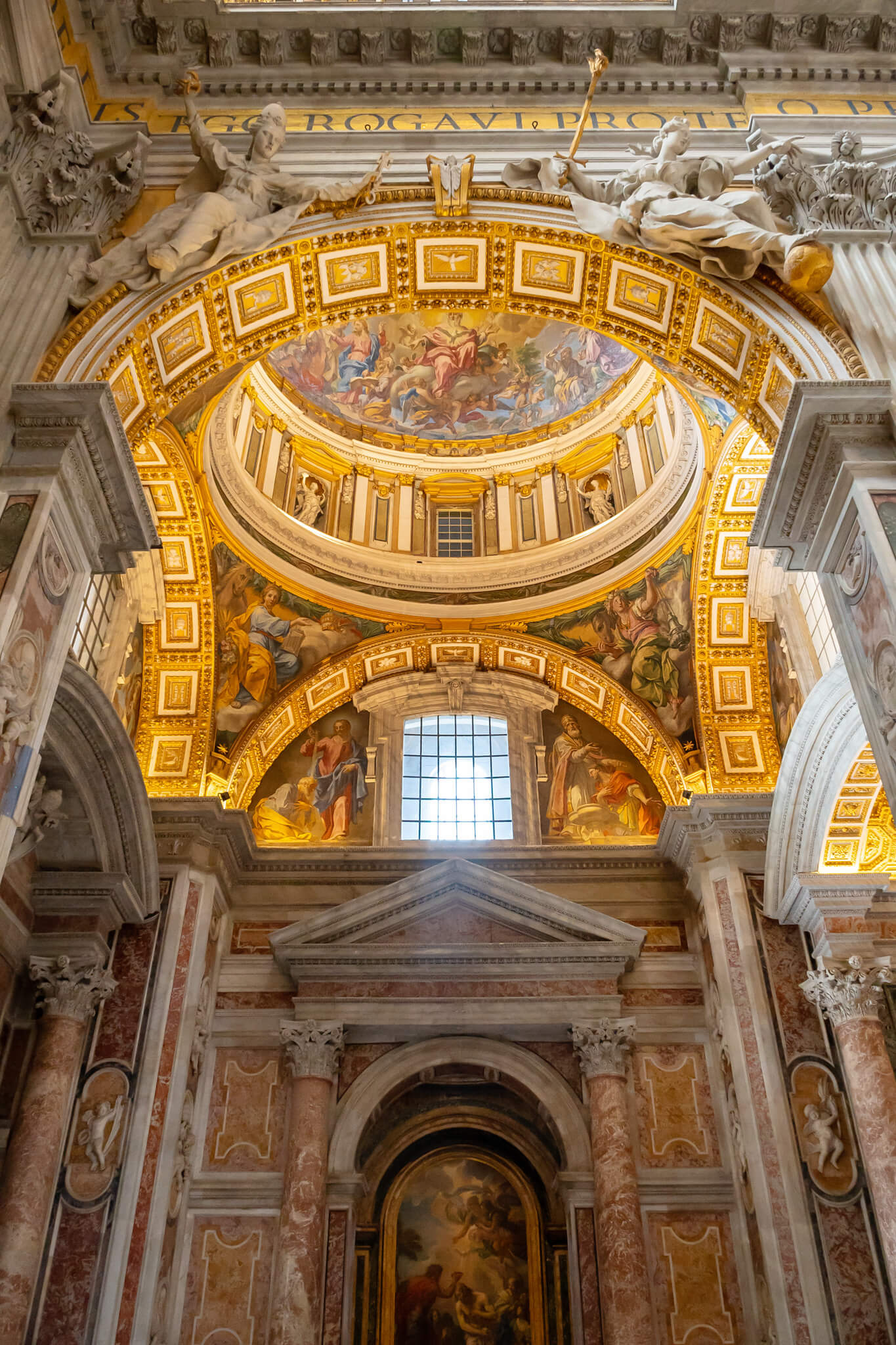 Inside of St Peters Basilica Vatican City Rome