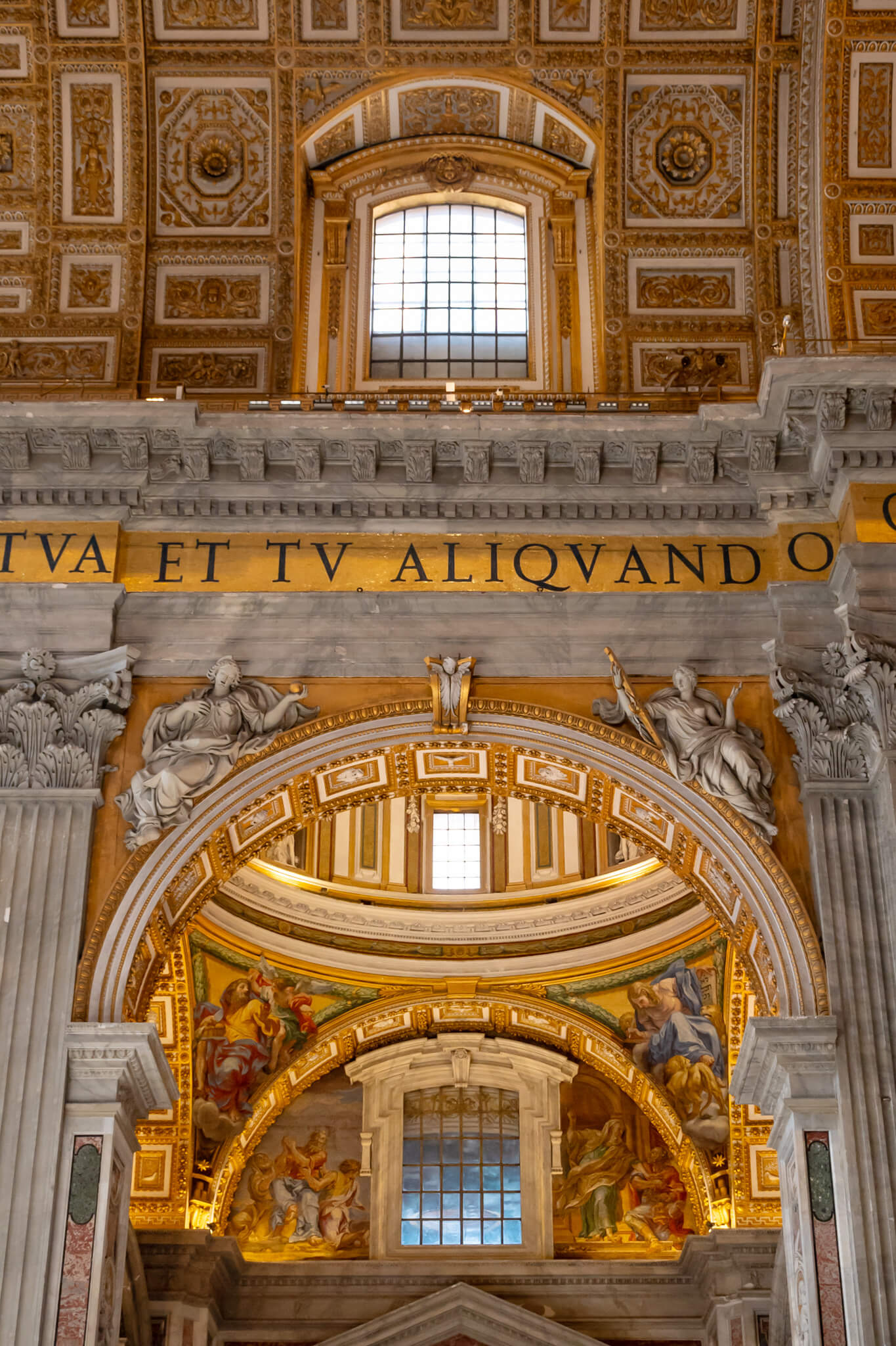 Inside of St Peters Basilica Vatican City Rome