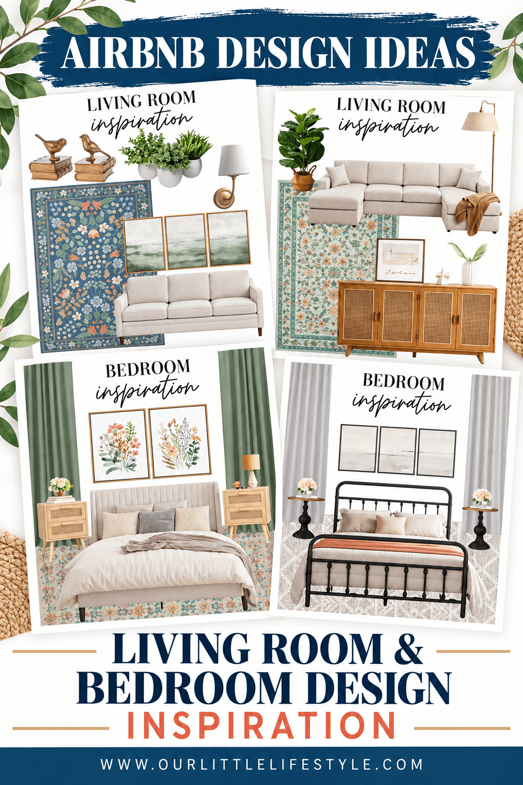 Airbnb Design Ideas Bedroom and Living Room 2026 • Our Little Lifestyle Airbnb Design Ideas Bedroom and Living Room 2026