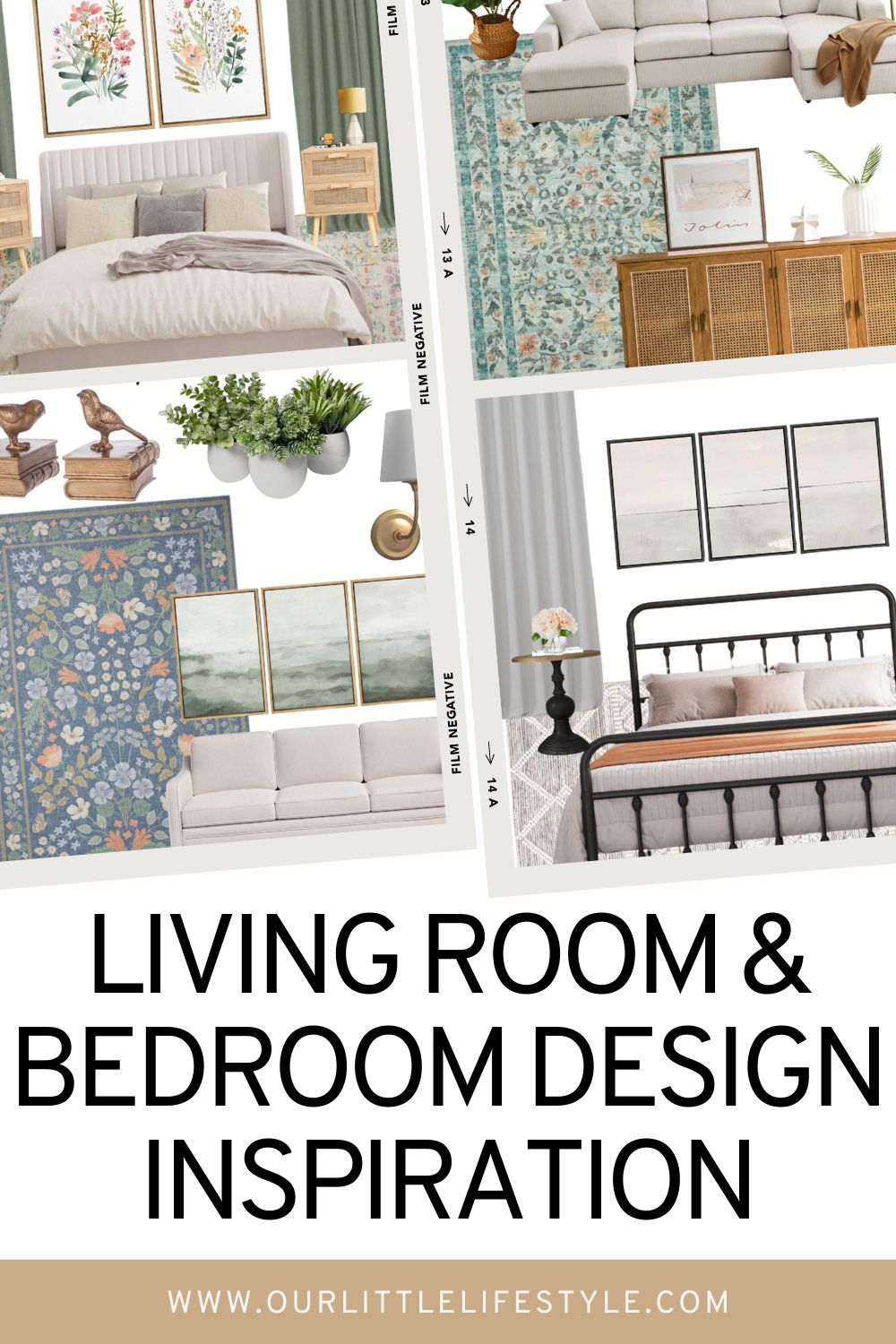 Airbnb Living Room and Bedroom Design Inspiration From Wayfair